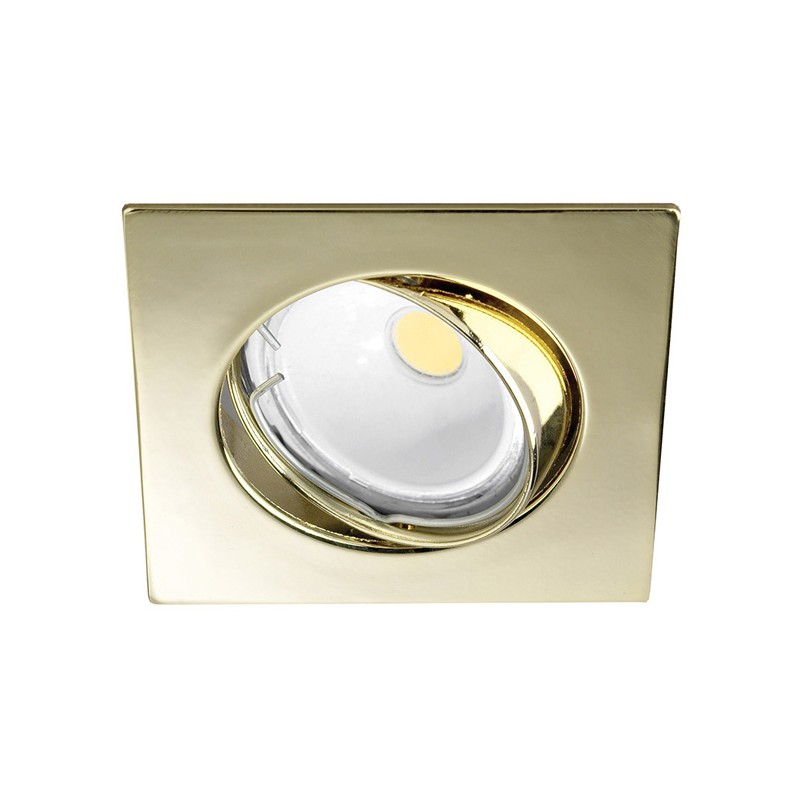 Eclo Recessed Light Polished Gold CristalRecord LED Lighting