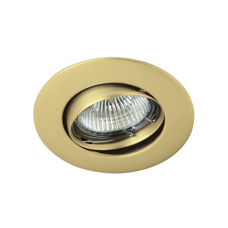 Zar Recessed Light Satin Gold CristalRecord LED Lighting