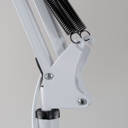 Detalle muelles Lámpara de pie Luxo blanca