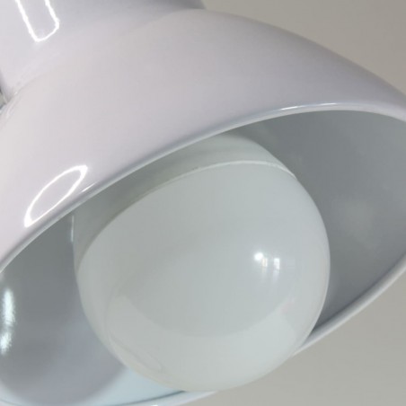 Detalle de la cabeza con bombilla