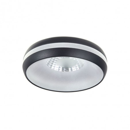Foco LED empotrable 7W Eve negro IP44