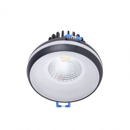 7W Eve Black Recessed LED Spotlight IP44