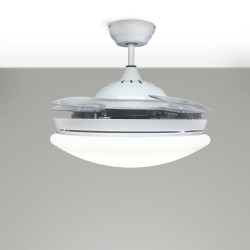 Ventilador AC Klon blanco Led 36W 4000K encencido