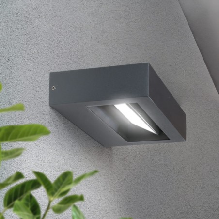 Ambiente en pared exterior del Aplique IP54 Cipri led 12W