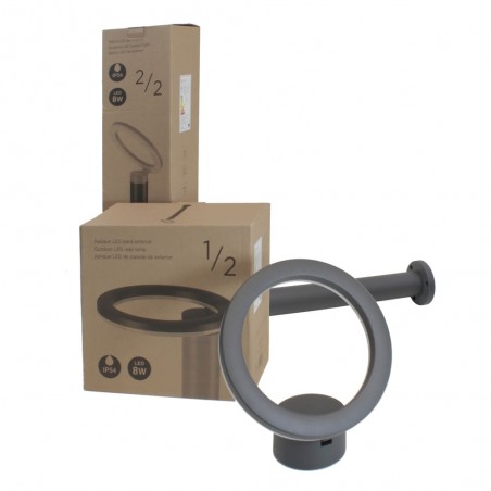 Baliza IP54 Satur led 8W más caja de producto