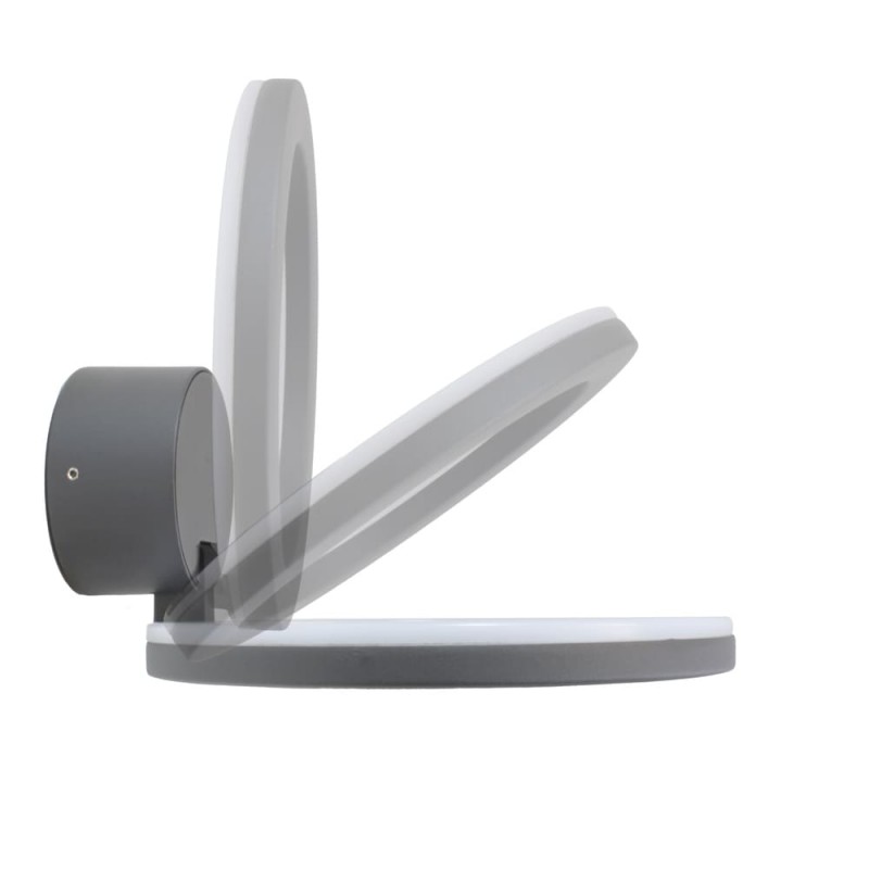 Satur Outdoor LED Wall Lamp IP54 8W 4000K Anthracite