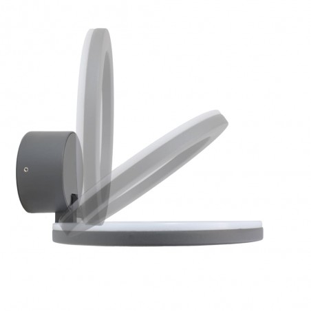 Satur Outdoor LED Wall Lamp IP54 8W 4000K Anthracite