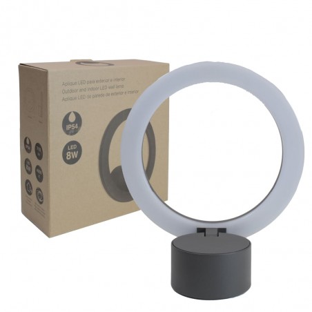 Satur Outdoor LED Wall Lamp IP54 8W 4000K Anthracite