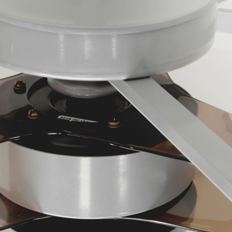 Detalle motor Ventilador DC Agra níquel LED 48W 4000K