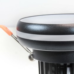 7W Eve Black Recessed LED Spotlight IP44