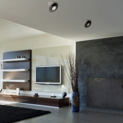 Salón con empotrables LED blanco Kali