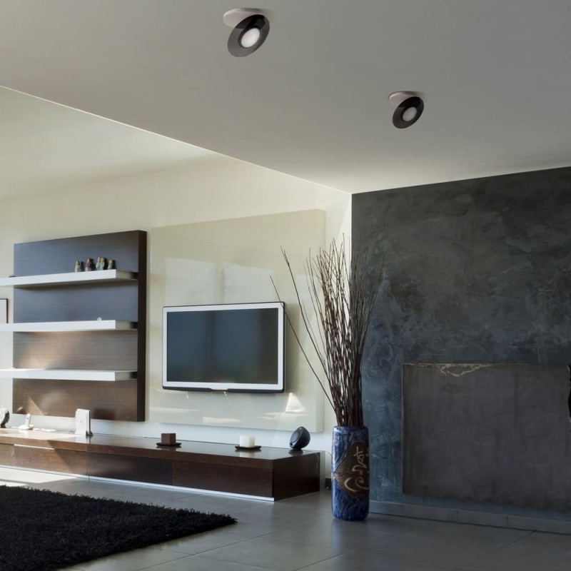 Salón con empotrables LED blanco Kali