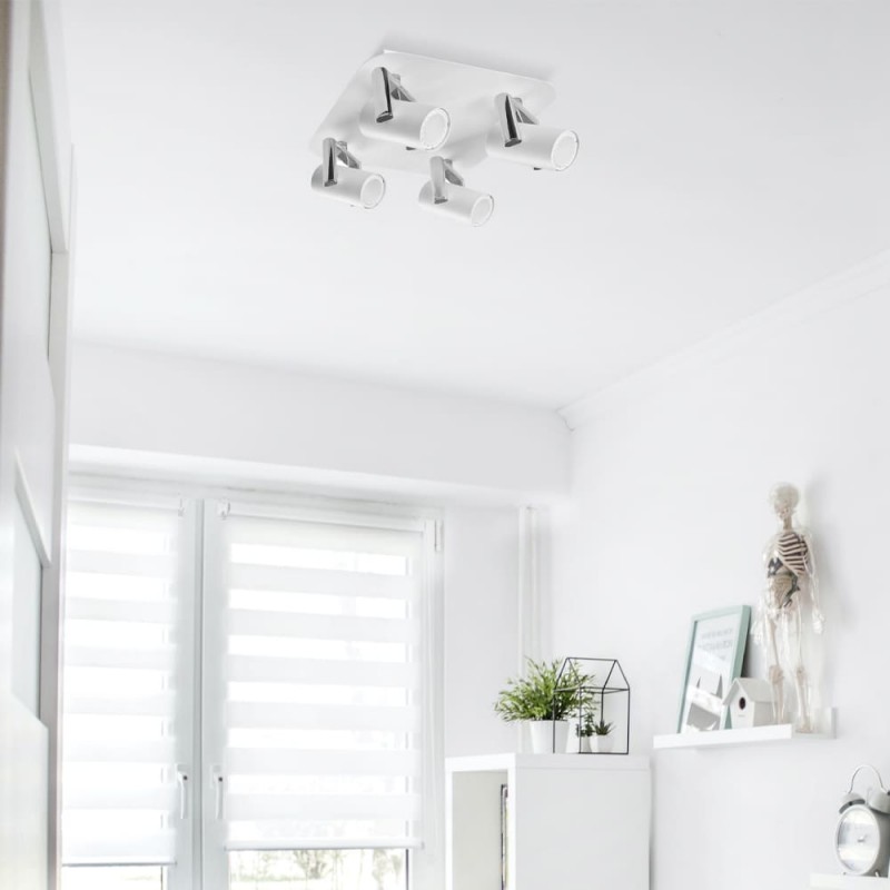 Dormitorio juvenil con regleta-foco oroel (4xGU10)