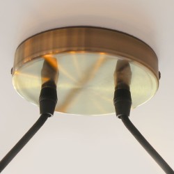 Detalle base pendel Paris dos luces