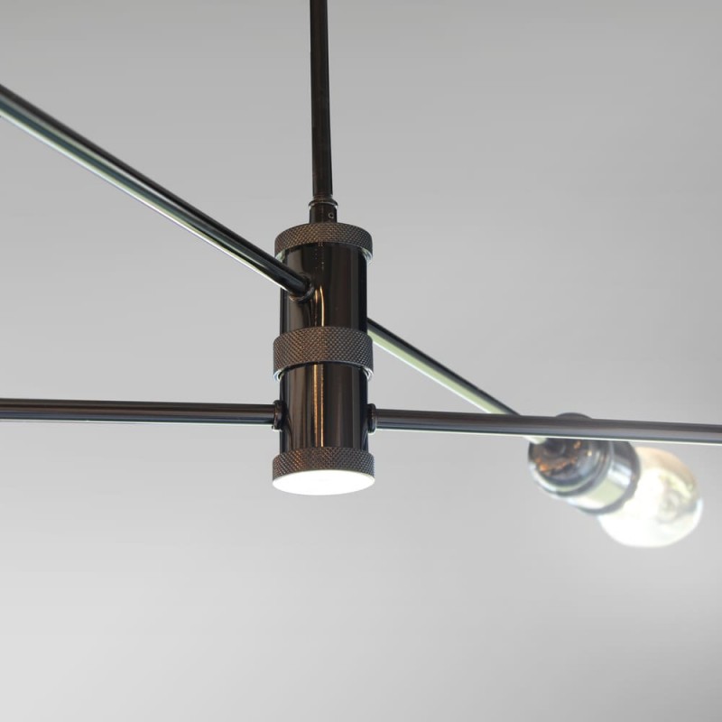 Miyako 4-Light Pendant Lamp Graphite