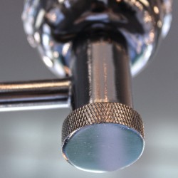 Detalle portalámparas miyako grafito 4 luces e27