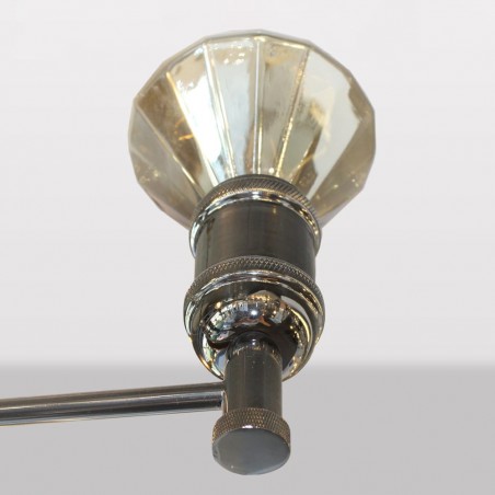 Detalle lámpara colgante miyako grafito 6 luces e27