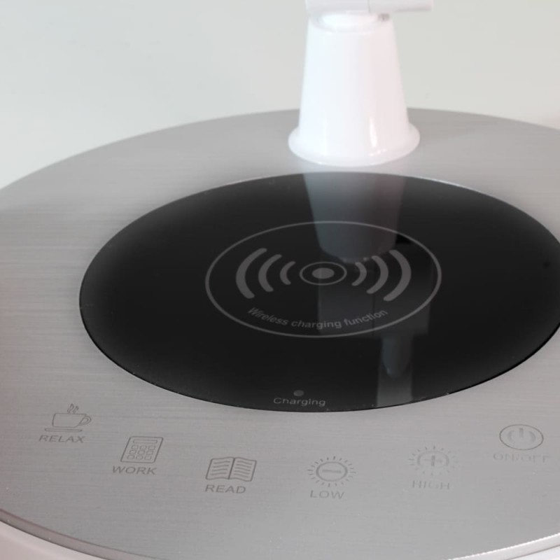 Lul LED Desk Lamp with Wireless Charger