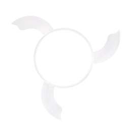 Ventilador DC Areca blanco Led 48W CCT visto de planta