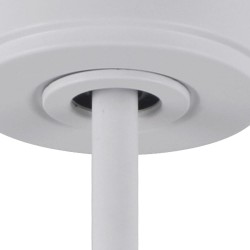 Ventilador DC Areca blanco Led 48W CCT detalle florón