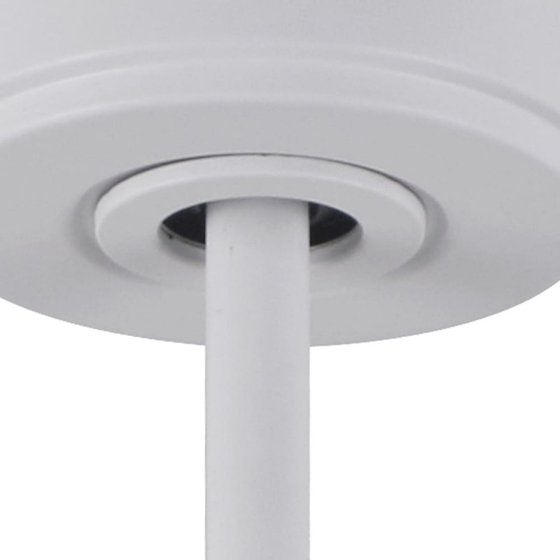 Ventilador DC Areca blanco Led 48W CCT detalle florón