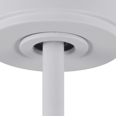 Ventilador DC Areca blanco Led 48W CCT detalle florón