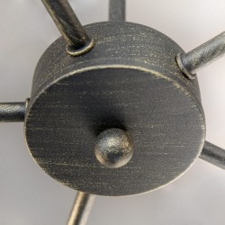 Black Atomic New 5 Light Pendant Lamp