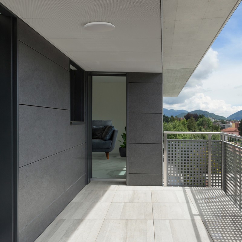 Dalia LED Flush Light 12W IP54 4000K 1300Lm Round