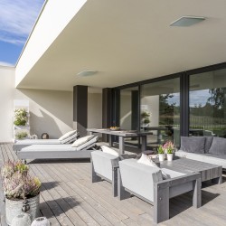 Dalia LED Flush Light 12W IP54 4000K 1300Lm Square