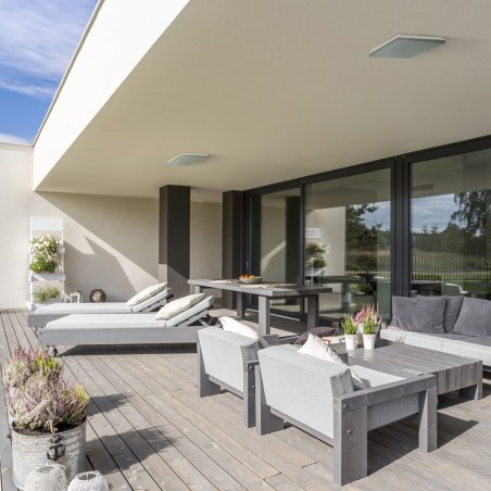 Dalia LED Flush Light 12W IP54 4000K 1300Lm Square