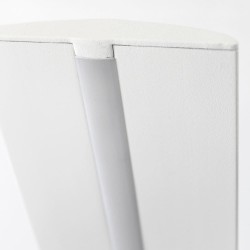 detalle difusor Plafón LED Wanda 72W 3000K Blanco Mate