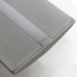 Detalle difusor Plafón LED Wanda 72W 6000K Gris