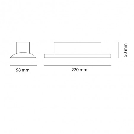 Cota PLAFON LED 20W BLANCO WANDA