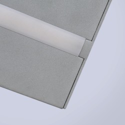 Detalle PLAFON LED 20W GRIS WANDA