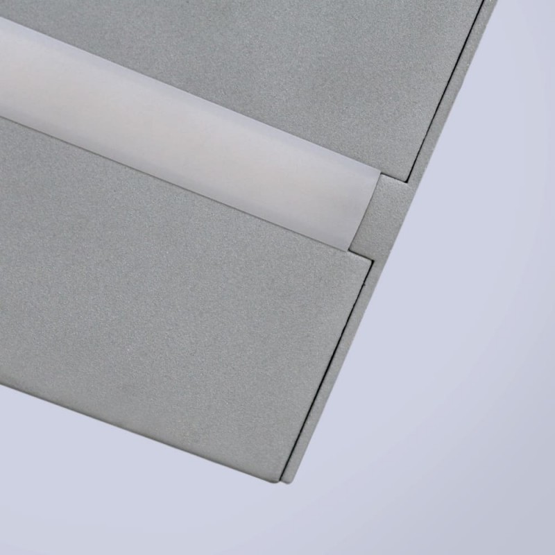 Detalle PLAFON LED 20W GRIS WANDA