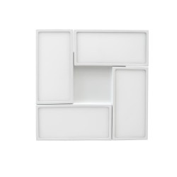 PLAFON LED 60W, 3000K DIMMABLE NEW OR BLANCO visto de planta