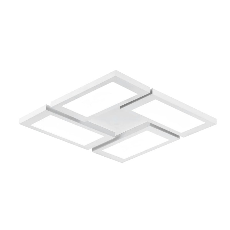 recoger Poner la mesa Respiración Plafón LED Or Blanco 4 Luces 72W - Cristalrecord - Iluminación led.