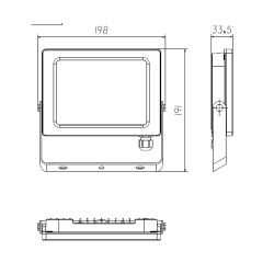 Luxek LED Flood Light 30W 6400K