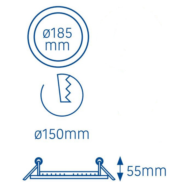 Soner LED Downlight 20W IP44 3CCT 2260Lm