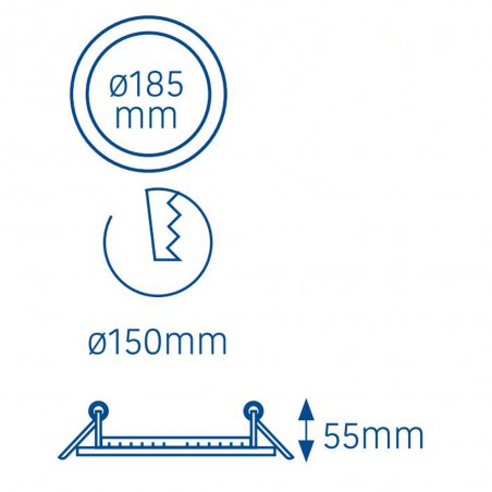 Soner LED Downlight 20W IP44 3CCT 2260Lm