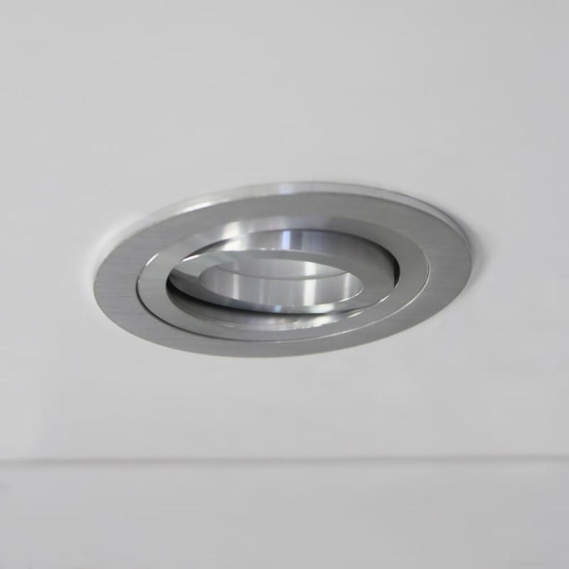 EMPOTRABLE HELIUM REDONDO ALUMINIO instalado en techo