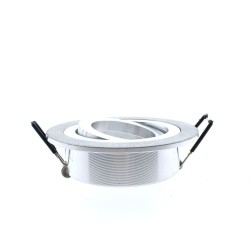 EMPOTRABLE HELIUM REDONDO ALUMINIO visto de perfil