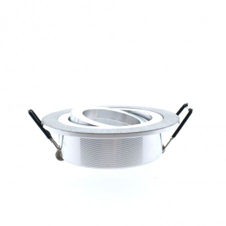 EMPOTRABLE HELIUM REDONDO ALUMINIO visto de perfil