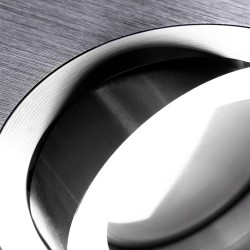 Detalle EMPOTRABLE HELIUM REDONDO ALUMINIO