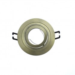 EMPOTRABLE REDONDO BASCULANTE HELIUM ORO VIEJO visto de planta