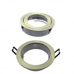 EMPOTRABLE REDONDO BASCULANTE HELIUM ORO VIEJO desmontado