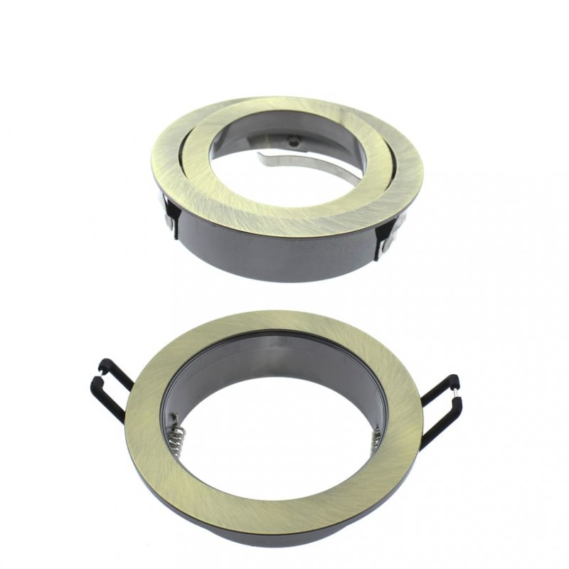 EMPOTRABLE REDONDO BASCULANTE HELIUM ORO VIEJO desmontado