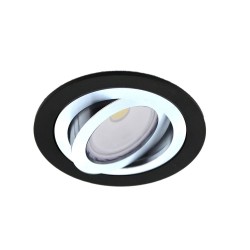 Helium Recessed Light RD Black