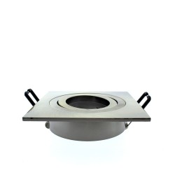 EMPOTRABLE CUADRADO BASCULANTE HELIUM ORO VIEJO visto de perfil