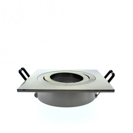 EMPOTRABLE CUADRADO BASCULANTE HELIUM ORO VIEJO visto de perfil